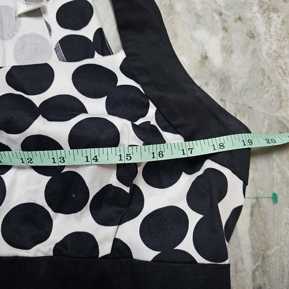 Dorby Studio Polka Dot Sleeveless Dress Black & White – Size 18 - Picture 9 of 10